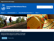 Tablet Screenshot of comune.monteleoneroccadoria.ss.it